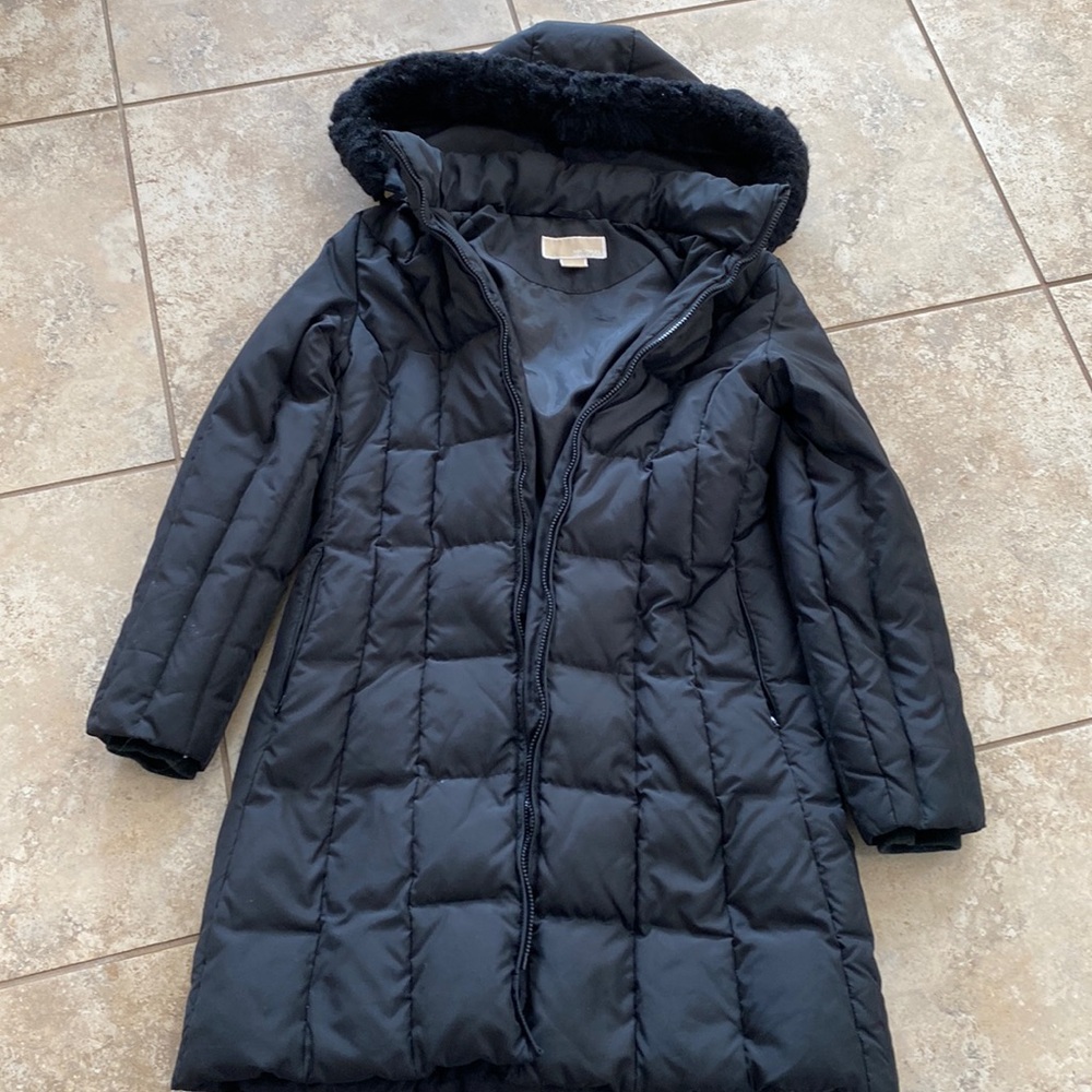 Micheal kors long women size small puffer jacket